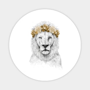 Festival lion (color version) Magnet